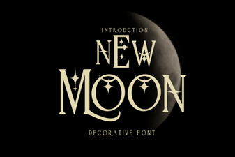 Craft Beautiful Designs with the New Moon Font