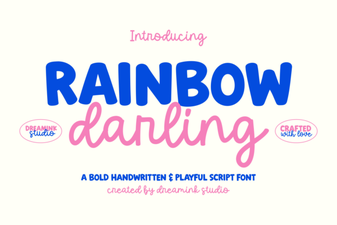 Rainbow Darling Duo: a Creative Pair for Bold Designs