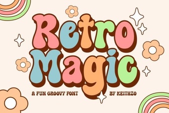 Retro Magic Fonts for Vintage Design Projects
