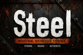 Steel Font Designs for Craft & Creative Projects
