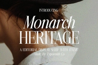 Monarch Heritage Font: Design Elegance for Modern Projects